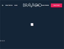 Tablet Screenshot of bravadomarketing.com